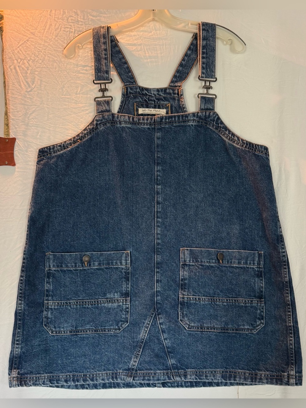 We The Free Denim Overall Dress